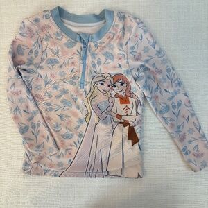 Disney Frozen Elsa Anna Rash Guard 4T
